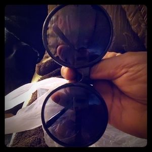 Black Oversized round sunglasses